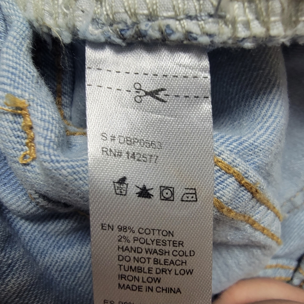 DENIM BLVD High Rise Ripped Mom Jeans - Picture 11 of 15